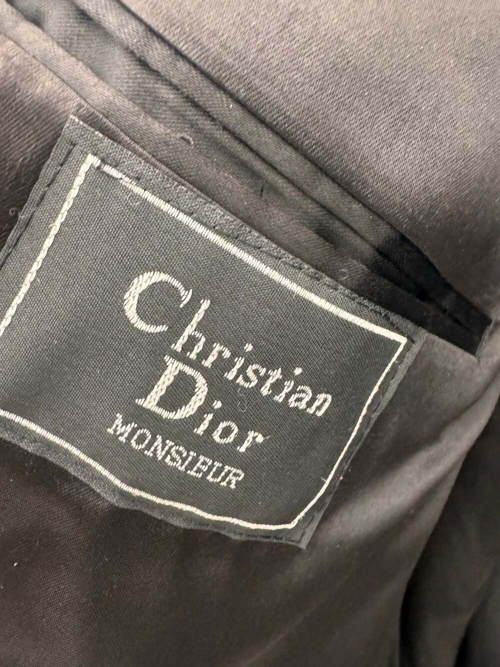 Christian Dior Monsieur Wool Overcoat Black - Picture 6 of 9